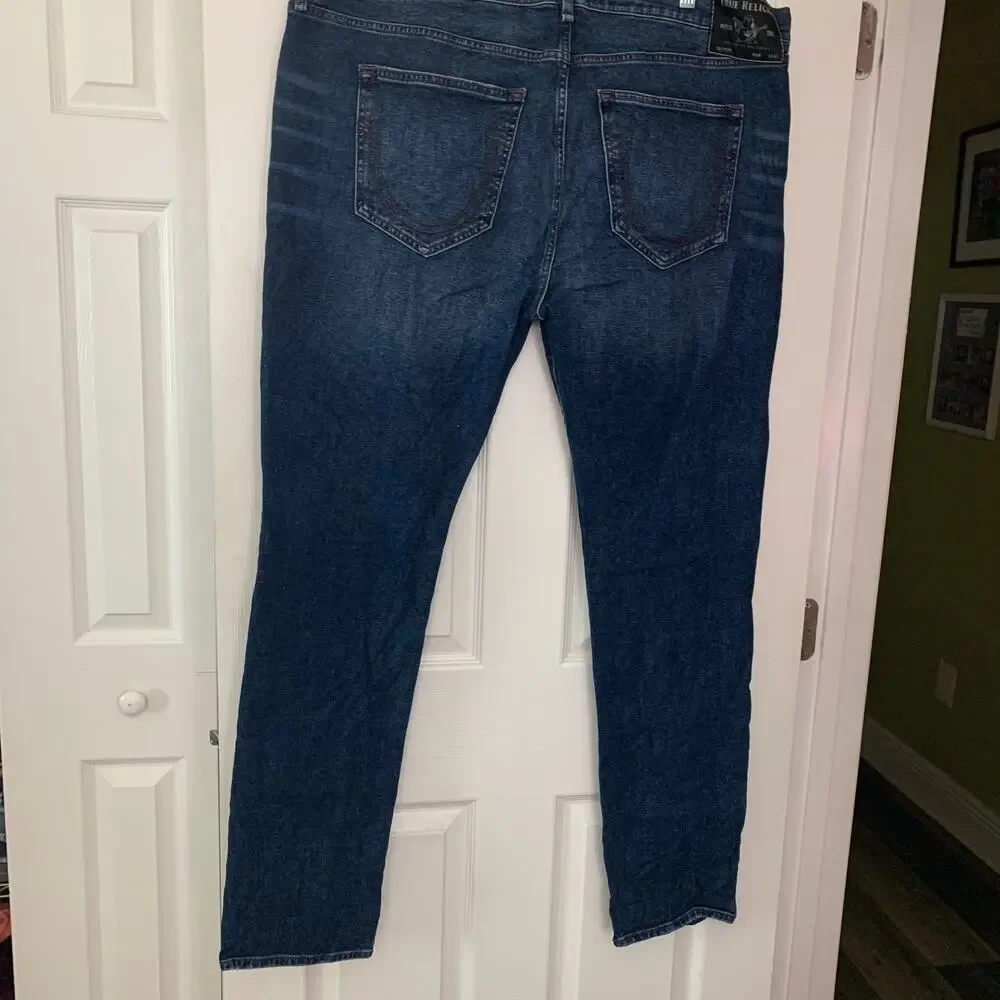 True Religion Rocco Relaxed Skinny Jeans Size 42